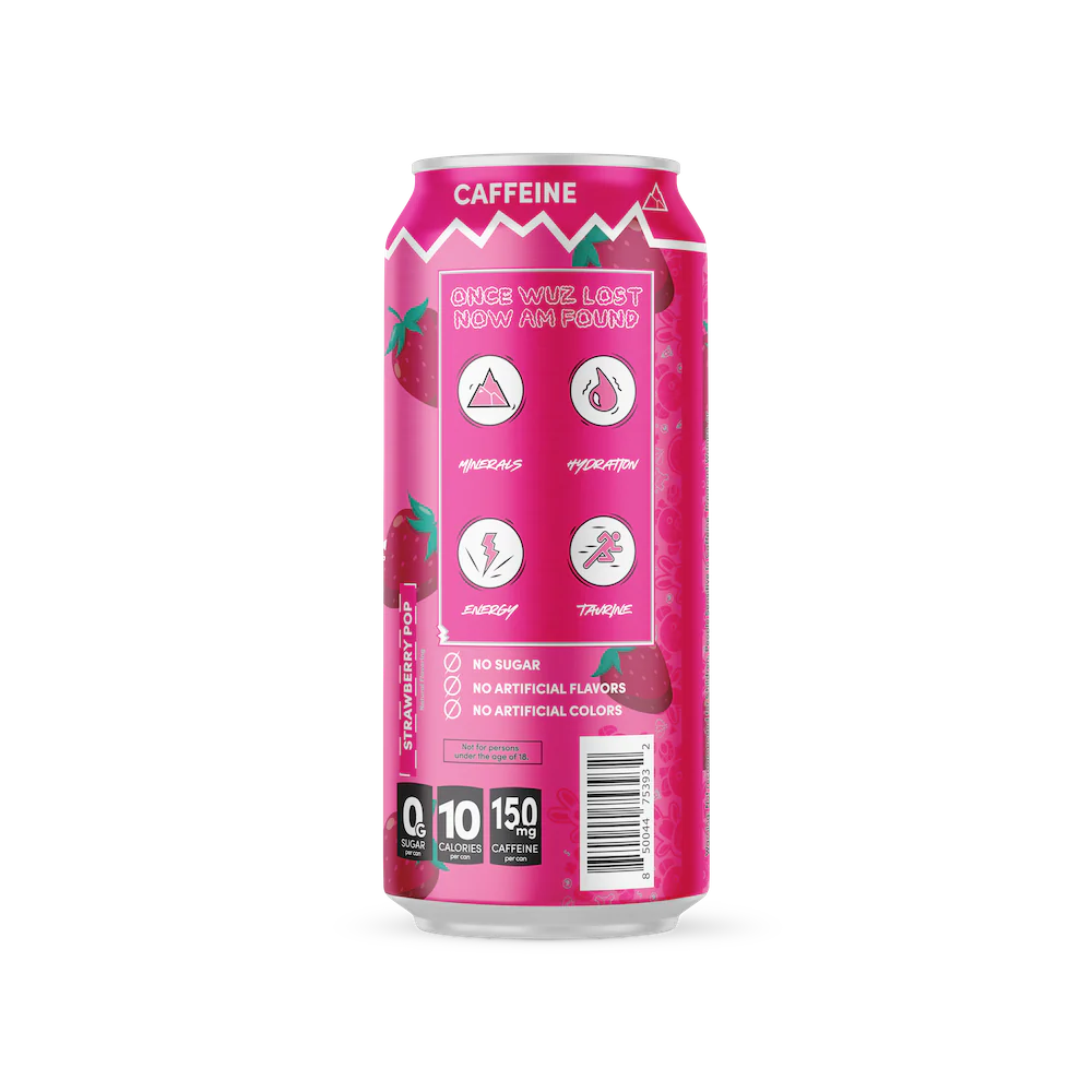 Strawberry Pop (Case of 12 Cans) - Image 3